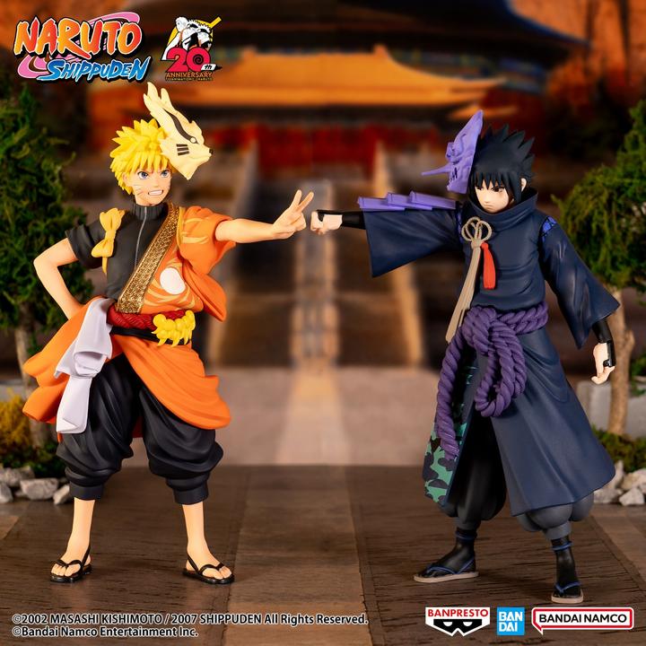 Actual product image Banpresto Naruto - Sasuke Uchiha 20th anniversary Costume