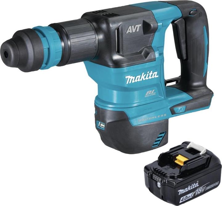 Actual product image Makita DHK 180 M1 Battery chisel hammer 18 V 3.1 J SDS Plus Brushless + 1x battery 4.0 Ah - without charger (Rechargeable battery operated, 18 V)