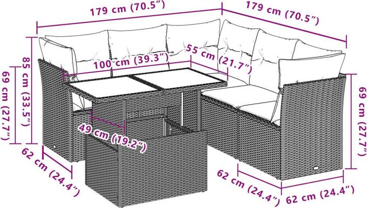 Produktbild vidaXL Aron
