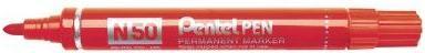 Actual product image Pentel Permanent marker N50 2mm red (1x)