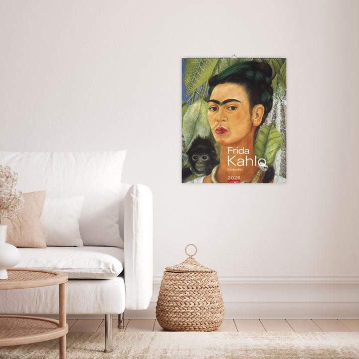 Calendrier Mural 2026 Frida Kahlo – 16 X 22 Cm – Art Et Inspiration – Neumann Verlage – Neuf