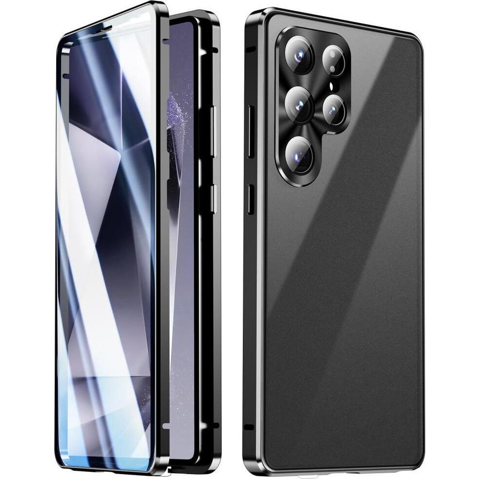 Cover-Discount Galaxy S25 Ultra - Magnetische 360° Premium Schutzhülle mit Panzerglas (Samsung Galaxy S25 Ultra), Smartp...