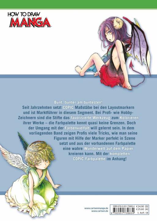Produktbild How To Draw Manga: Kolorieren mit Copic-Stiften (Deutsch, Yasaiko Midorihana, 2017)