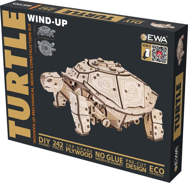 Image du produit Eco Wood Art Tortue - Kit de construction en bois 3D