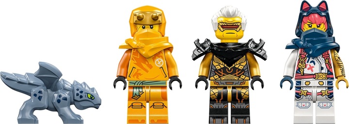 Actual product image LEGO Ninjago Sora's Mech transforms into a racing bike (71792). (71792, LEGO Ninjago)