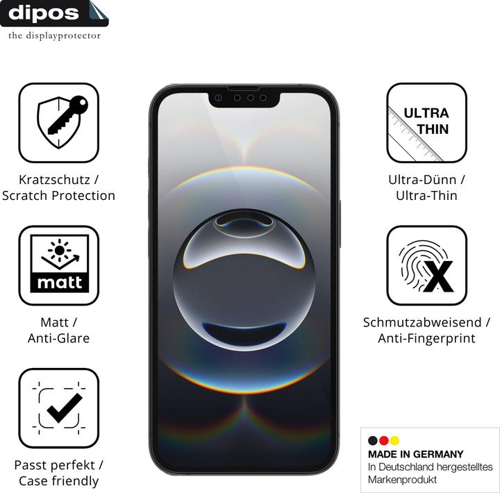 Actual product image Dipos Screen Protector Anti-Glare for Apple iPhone 17e (Apple iPhone 17e)