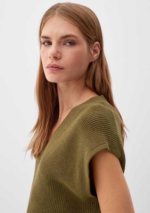 Produktbild s.Oliver Strickpullunder Strickpullunder mit V-Ausschnitt (34)