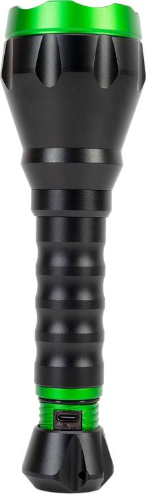 Actual product image PNI Adventure F750 Green Light aluminium torch, LED 10 W, 500 lm, up to 850 m, IP44, 4000 mA (5.50 cm)