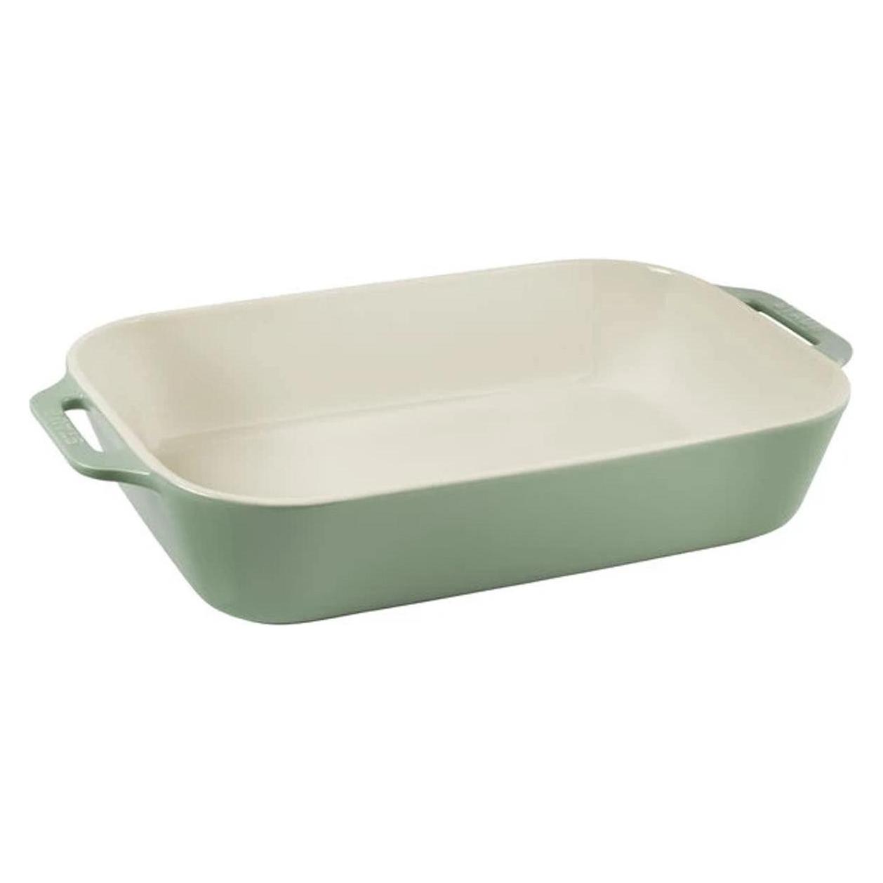Staub Ceramic Gratineerschaalset Eucalyptus - 3 Delig (1022771), Gerechten Voor Gratineren, Groen