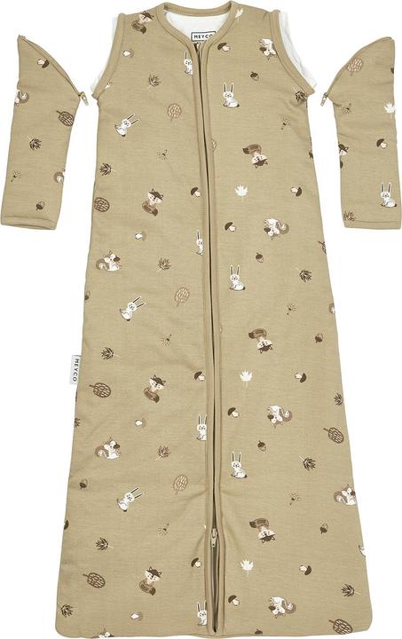 Produktbild Meyco Baby Forest Animals Ganzjahresschlafsack - sand (100 cm, Ganzjahr)