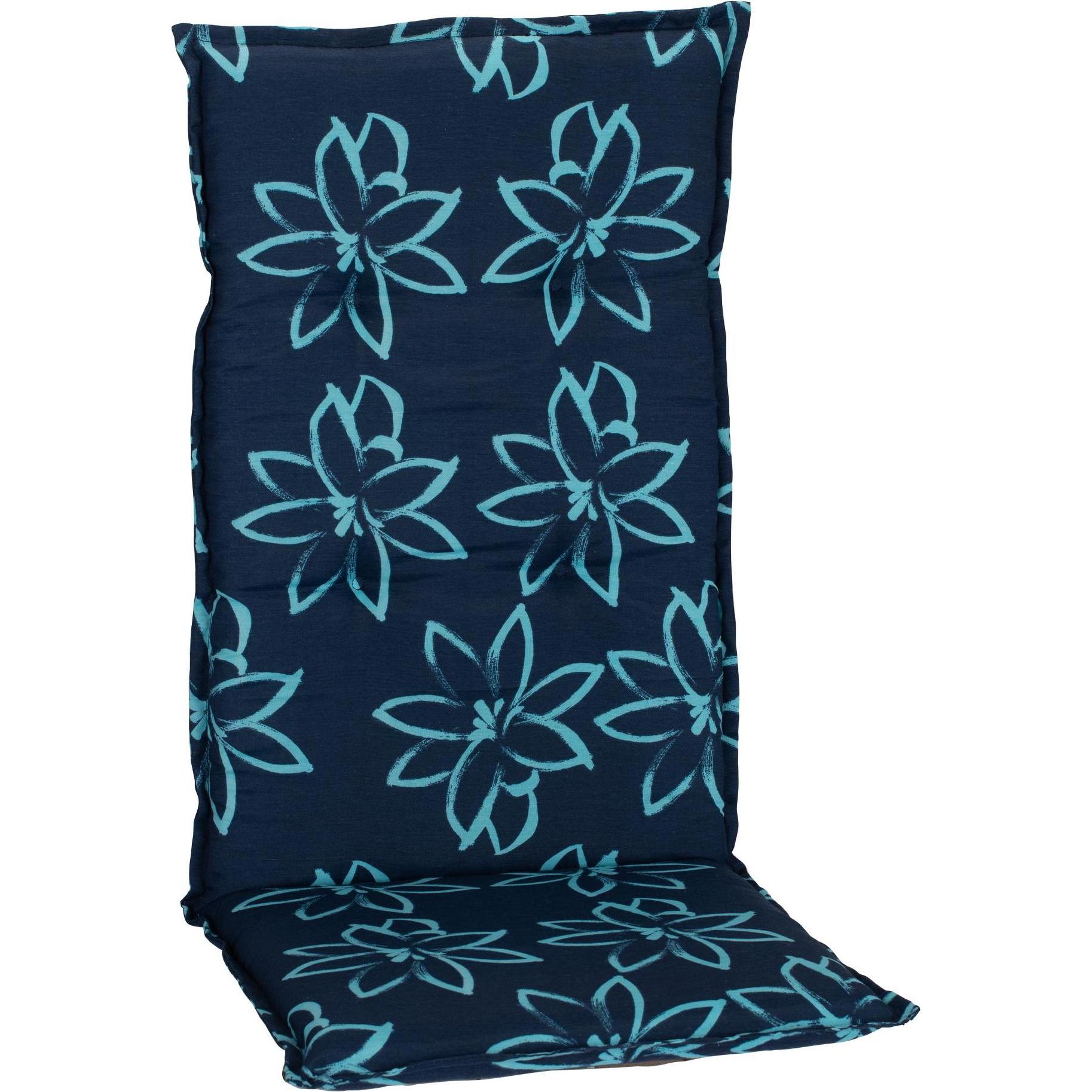 Acamp, Sitzkissen, Stuhlauflage Bunde 118 x 50 cm, Blau (118 x 50 x 6 cm)
