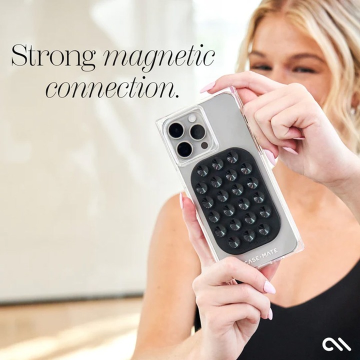 Produktbild Case-Mate Stick It! Saugnapf-Telefonhalterung – MagSafe-Halterung mit Saugnapf (Mitternachtsschwarz)