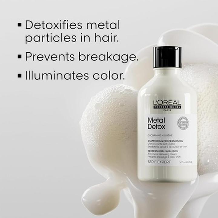 Immagine prodotto L'Oréal Paris L'Oréal Professionnel Série Expert Metal Detox Shampoo professionale Crema detergente anti-metallo (500 ml, Shampoo liquido)