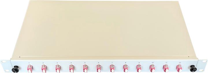 Paschke Boîte d'épissures/panneau de brassage 48,30cm (19") 12x LCd OM4 PINK 443305-12SA
