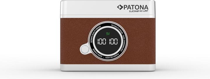 Produktbild Patona Retro Dual Charging Case LP-E17 (Kamera Akku Ladegerät)