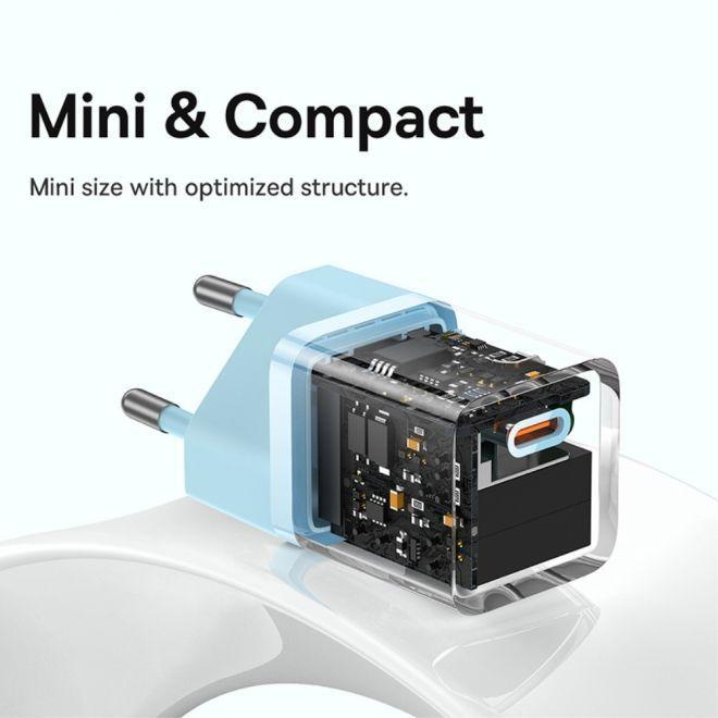 Produktbild Baseus Mini wall charger GaN5 30W (blue) (30 W, 1 Port)