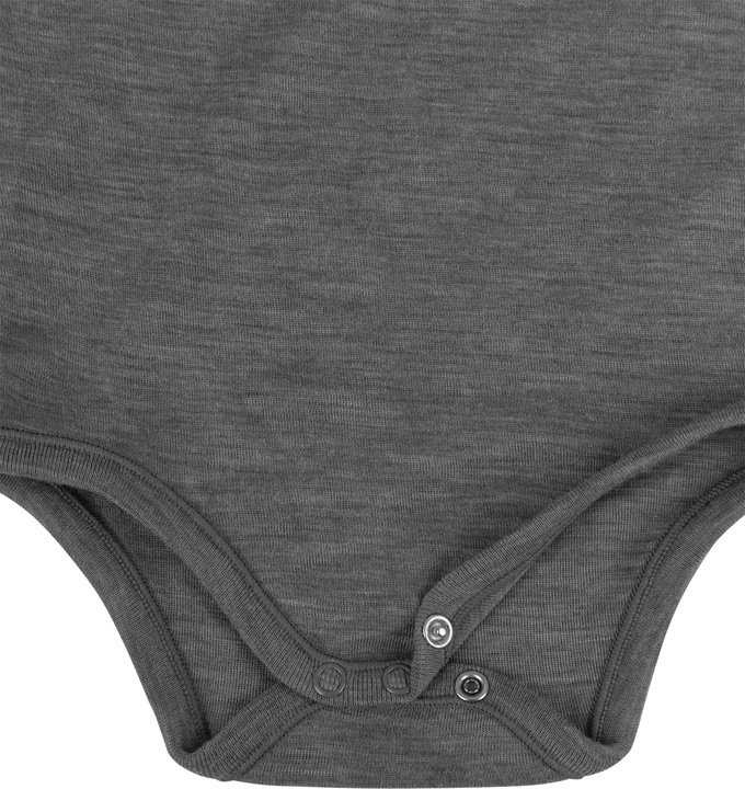 Produktbild Normani 2er Pack Doppelpack Baby-Body Merino Wickelbody Bodysuit Langarm - 9343 (44)