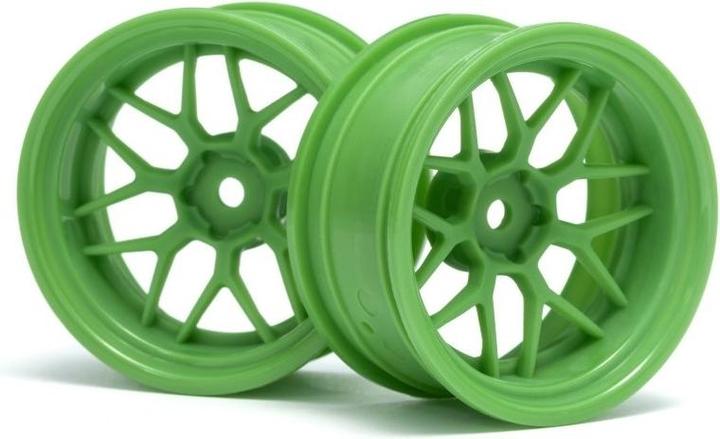 Produktbild HPI TECH 7 WHEEL GREEN 52X26X+9MM OFFSET (2PCS)