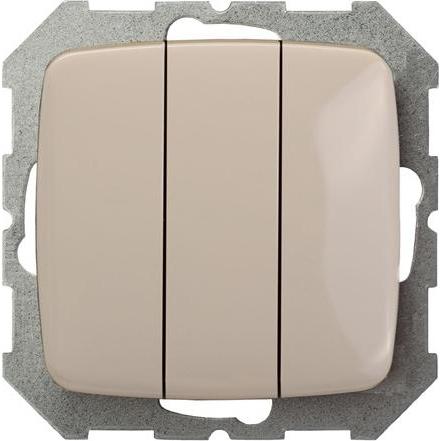 Thumbnail - Liregus SWITCH UND. UNFR. 1+1+1 SAND, Taster + Schalter