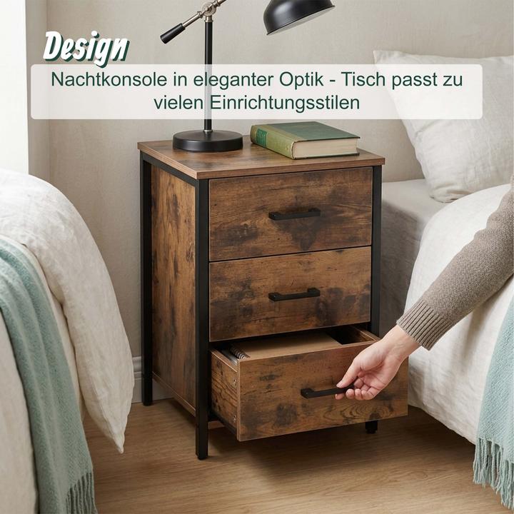 Produktbild Relaxdays Nachttisch (40 x 40 x 60 cm)