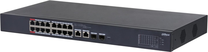 Actual product image Dahua SWITCH CLOUD DH-CS4218-16ET-135 SWITCH WITH 16-PORT POE 135W (18 Ports)