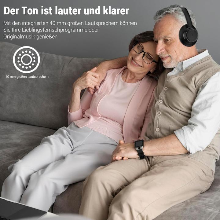 Produktbild Letsactiv Kabellose TV-Kopfhörer mit Sender-Ladestation (Kabellos)