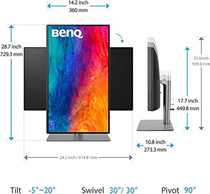 Productafbeelding BenQ PD2725U (3840 x 2160 Pixels, 27")
