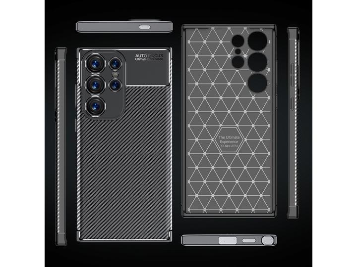 Actual product image Screenguard Carbon Design Case (Samsung Galaxy S24 Ultra)