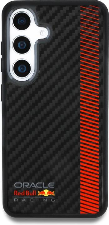 Red Bull Real Carbon Fiber Powerbar MagSafe Case for Samsung Galaxy S25+ Black (Samsung Galaxy S25+)