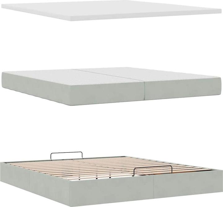 Produktbild vidaXL Ottoman-Bett (200 x 200 cm)