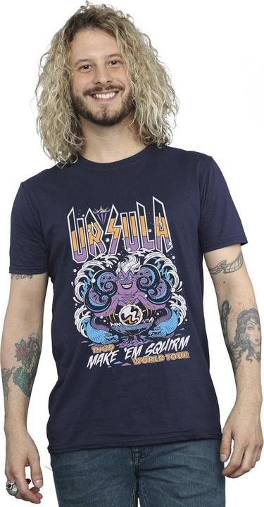 Actual product image Disney Mens Villains Ursula Make Em Squirm T-Shirt (4XL)