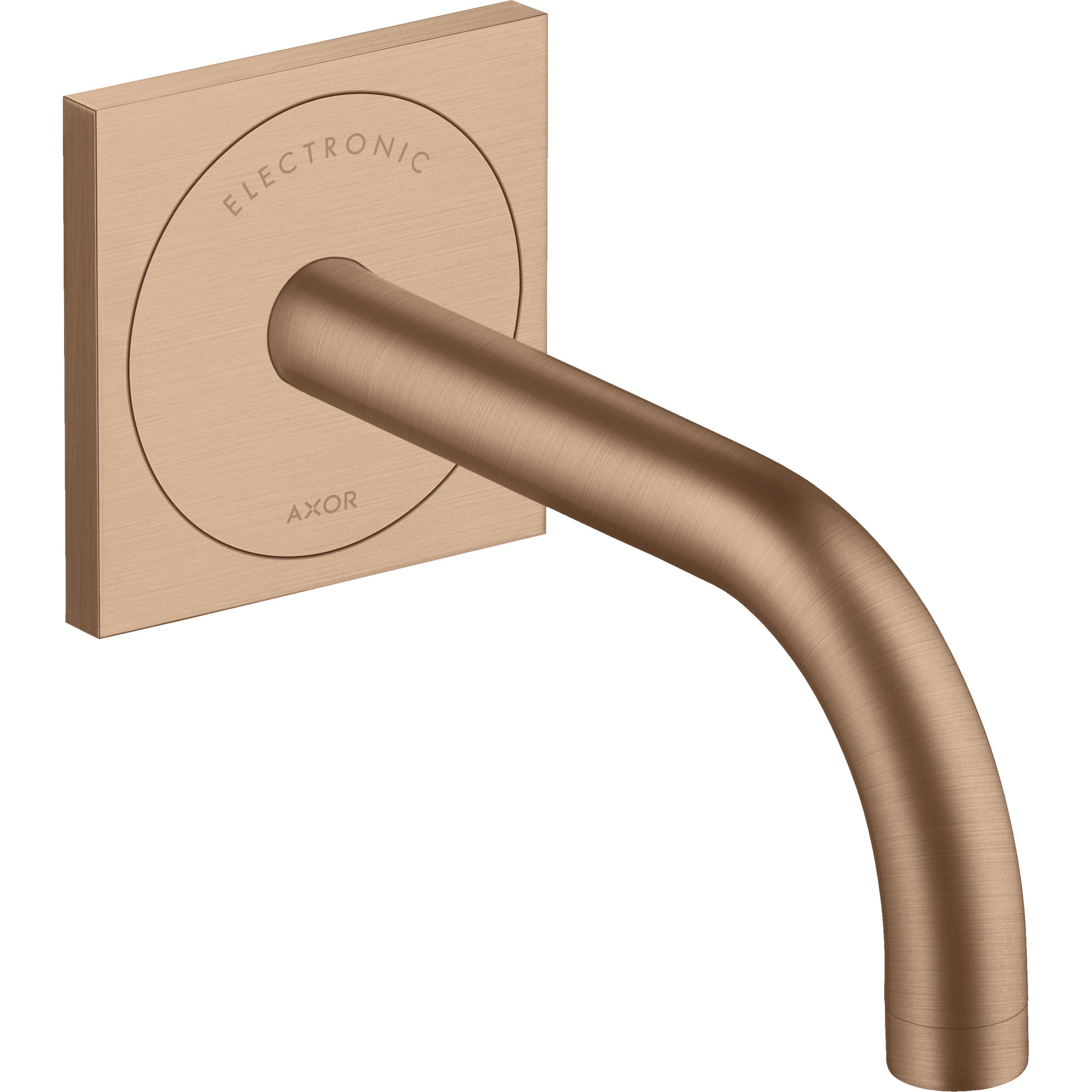 hansgrohe, Badarmatur, AXOR Uno Waschtischmischer, Elektronik, Unterputz, Ausladung 165mm, Netzbetrieb