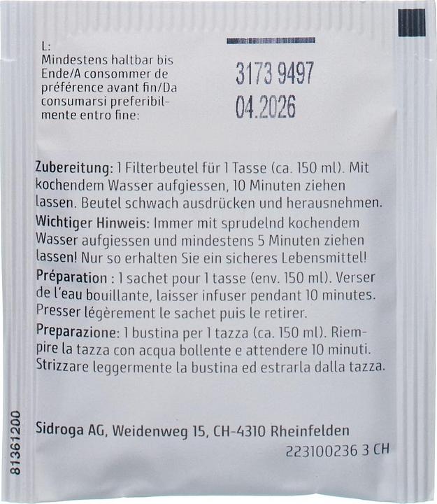 Valori nutrizionali e ingredienti Sidroga Silhouette del benessere (40 g)