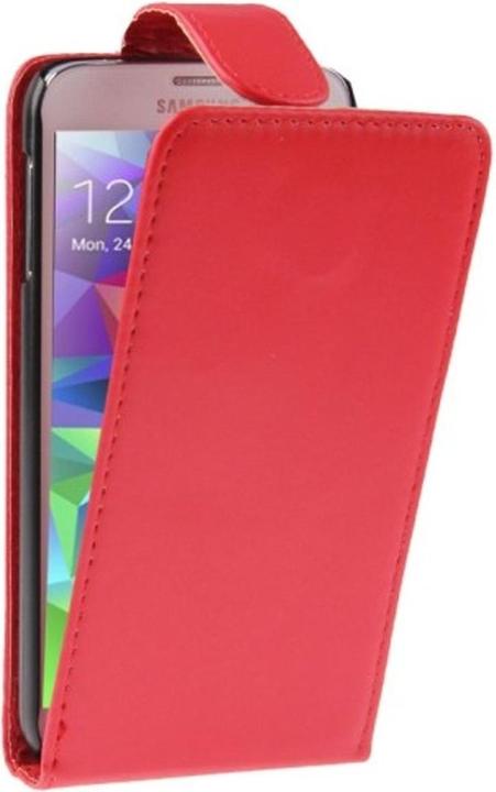 Produktbild König Design Flip Handy Tasche Case für Handy Samsung Galaxy S5 / S5 Neo Rot (Samsung Galaxy S5, Samsung Galaxy S5 Neo)