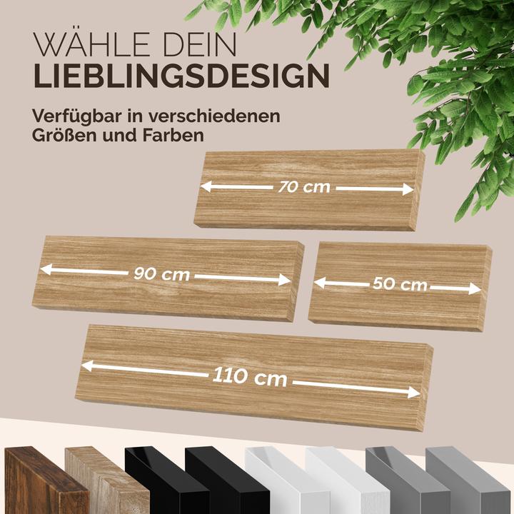 Actual product image Casaria Étagère murale (50 x 23 x 4 cm)