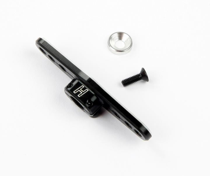 Produktbild Robitronic aluminium servo arm 24 zähne doppel (leicht) schwarz