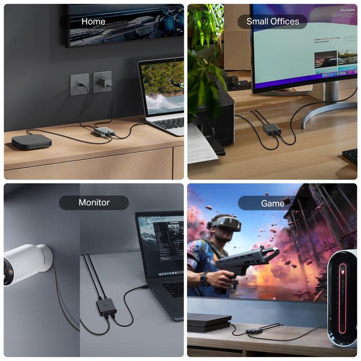 Produktbild TP-Link EH210, Schwarz, Metall, 0 - 40 °C, 10 - 90%, 58 mm, 53 mm (USB, RJ45 (3x))