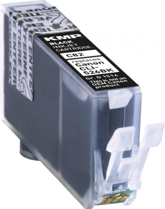 Produktbild KMP C82 Tintenpatrone kompatibel mit Canon CLI-526 BK (BK)