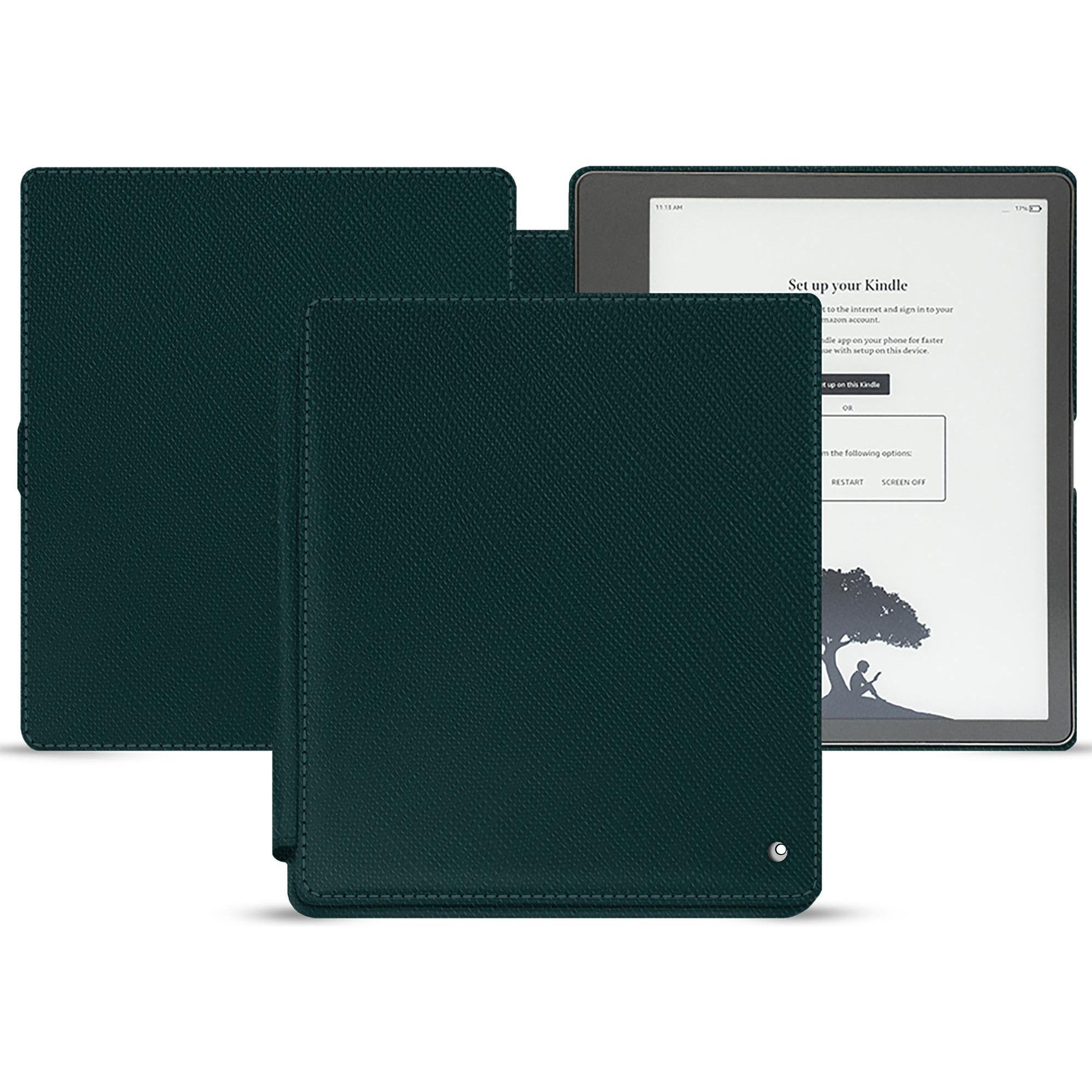 Noreve Lederschutzhülle horizontal (Kindle), Tablet Hülle, Grün