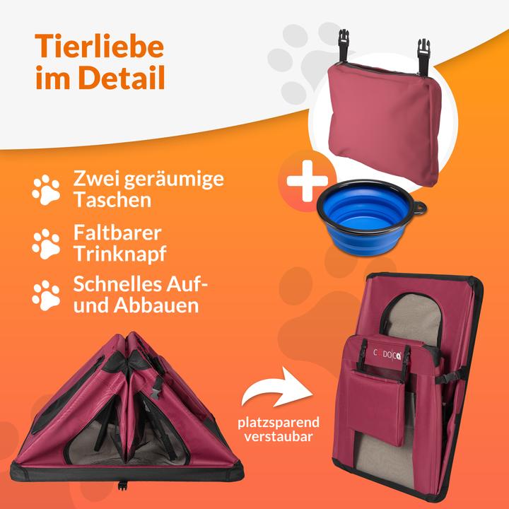 Produktbild Cadoca Hundetransportbox (Hund, Abschliessbar, Atmungsaktiv)