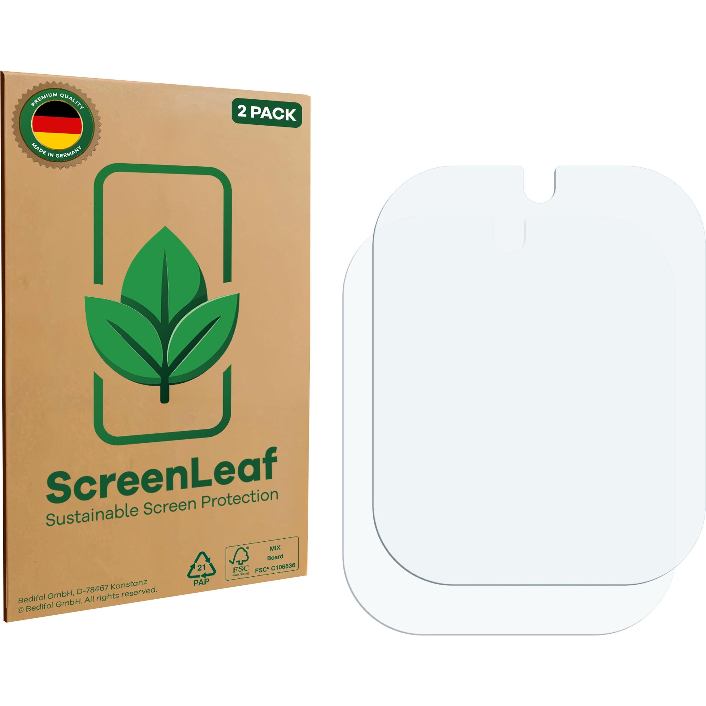 Thumbnail - ScreenLeaf Schutzfolie nachhaltiger Displayschutz Display Schutz Folie Klar Transparent, Smartwatch Schutzfolie, Transpa...