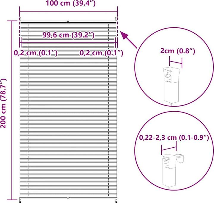 Actual product image VidaXL Eward (100 x 200 cm)