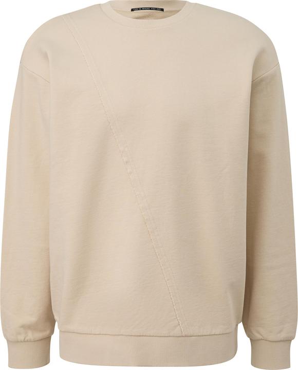 Produktbild s.Oliver Sweatshirt Sweatshirt mit asymmetrischer Teilungsnaht (L)