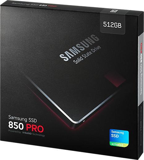 Actual product image Samsung 850 Pro (512 GB, 2.5")