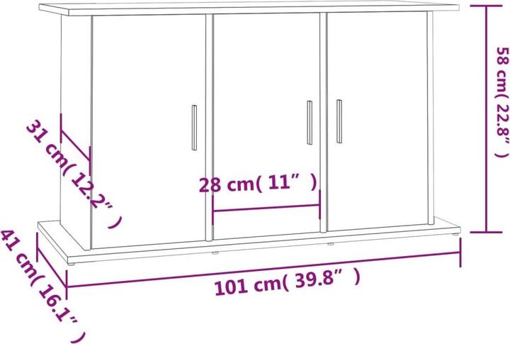 Immagine prodotto vidaXL Aquariumständer