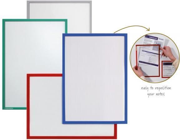 Immagine prodotto Franken Tasca magnetica FRAME IT X-tra!Line, DIN A3, verde Portadocumenti, trasparente, magnetico, lamina (A3, 1x)