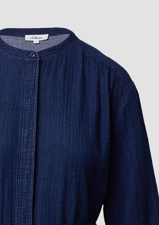 Image du produit s.Oliver Kleid Indigo dyed Midikleid mit Eingrifftaschen (32)
