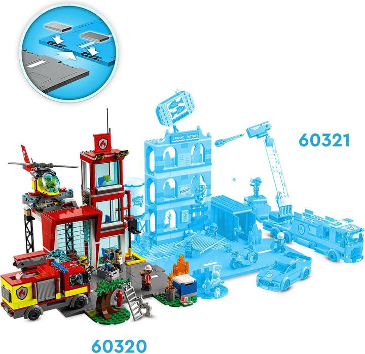 Produktbild LEGO Feuerwache (60320, LEGO City)