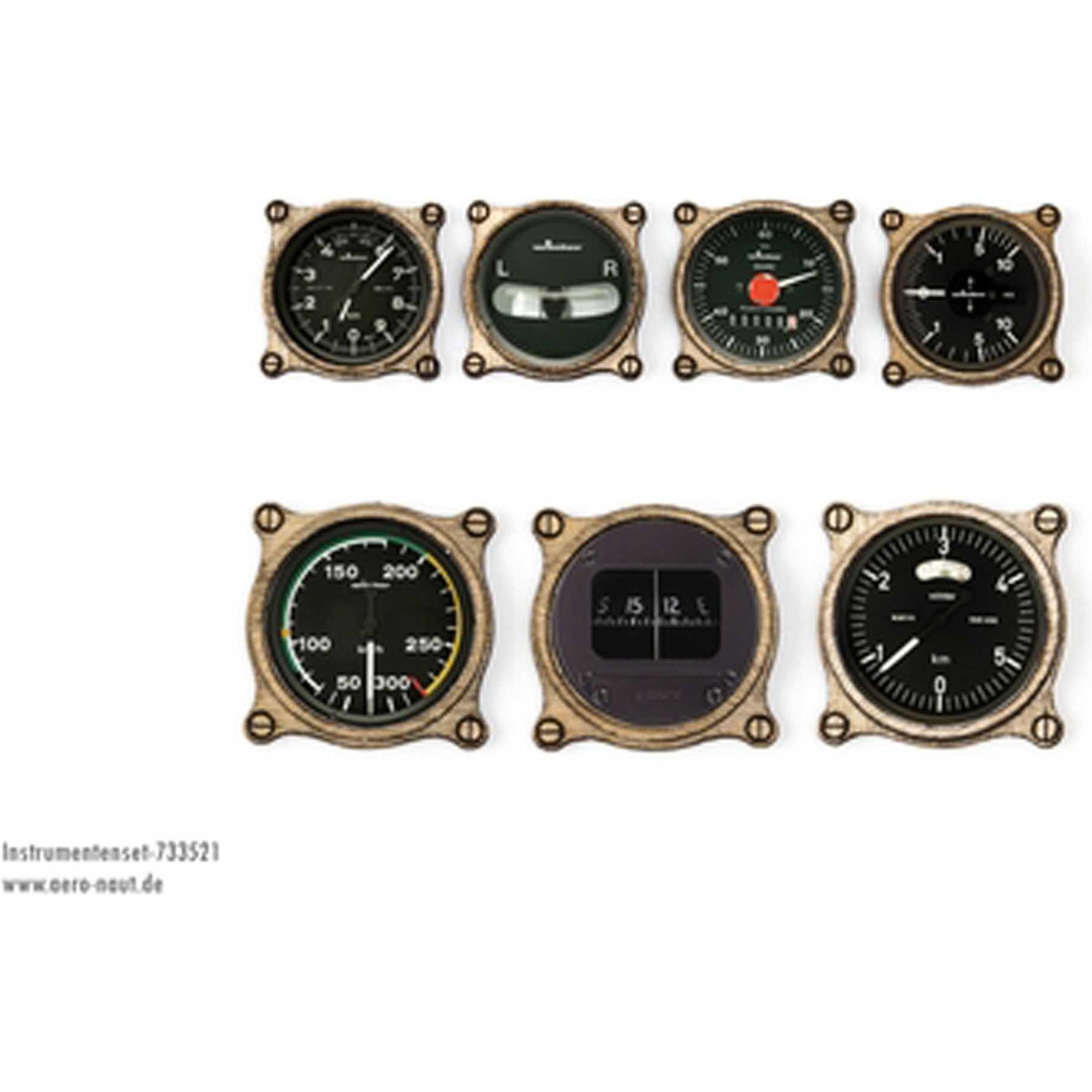 Aeronaut instrumenteset klassische form ca. 1:4