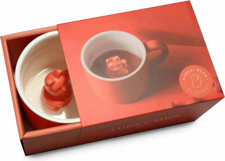 Immagine prodotto Donkey Products Tazza per animali Maneki Neko (150 ml, 1 x)